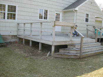 simsbury pressure treated deck